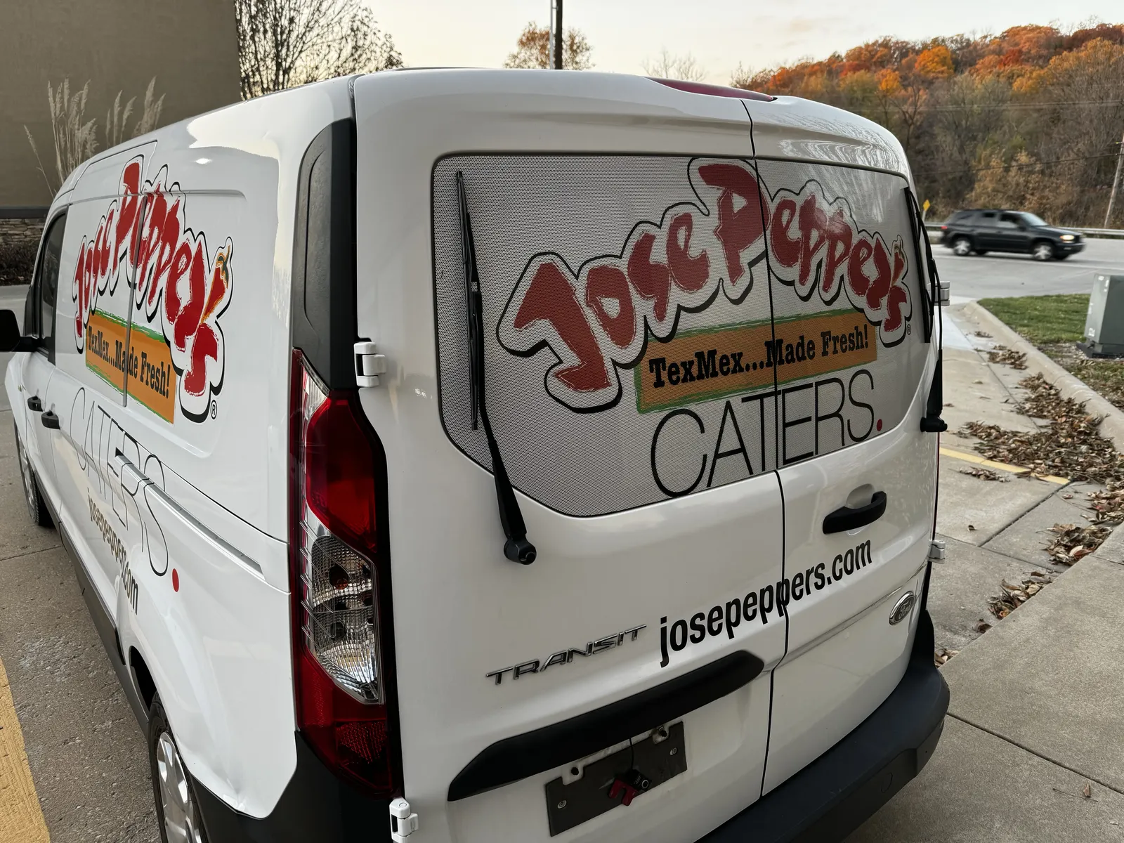 Catering fleet wrap — Ford Transit Connect